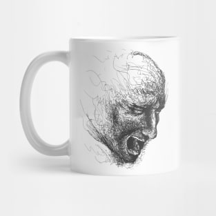 🖋️🎨 Embodied Threads: A Man's Journey Illustrated in Ink  🧵🌟 Mug